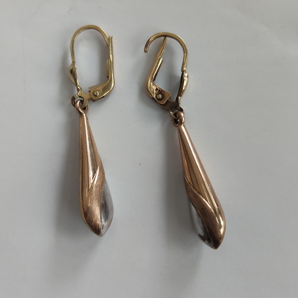 ARETES PAR ORO 14 K 2.2 GRMS (SEMINUEVO)