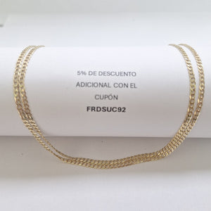 CADENA BARBADA 14K 55 CM 5.5 GR (NUEVO)