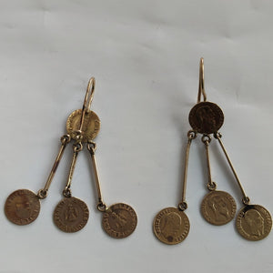 K1 5.2 GRMS 12 K IDENTIFICACIÓN ARETES PAR MATERIALES ORO CANTIDAD DE PI (SEMINUEVO)