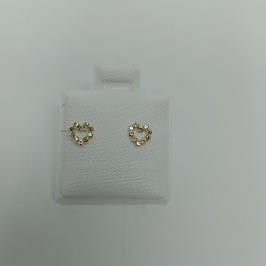 BROQUELES BROQUEL FIG CORAZON 14K 0.23 GR (NUEVO)