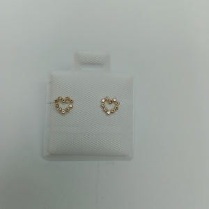 BROQUELES BROQUEL FIG CORAZON 14K 0.23 GR (NUEVO)