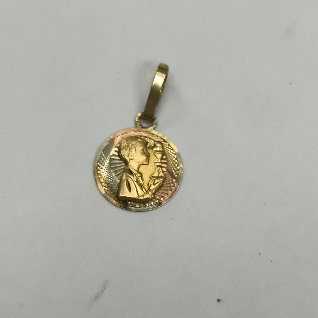 MEDALLA RELIGIOSA ORO 10 K 0,90 GRMS (SEMINUEVO)
