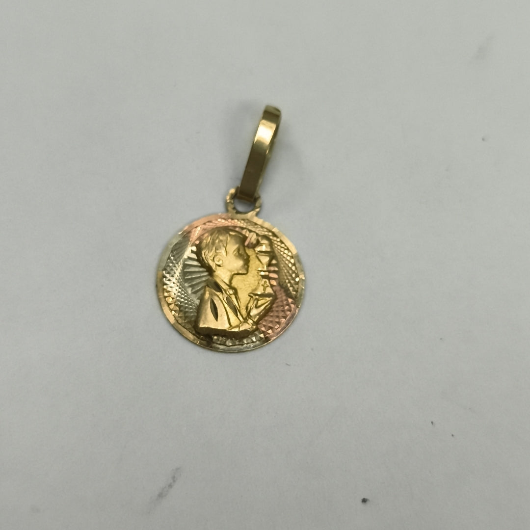 MEDALLA RELIGIOSA ORO 10 K 0,90 GRMS (SEMINUEVO)
