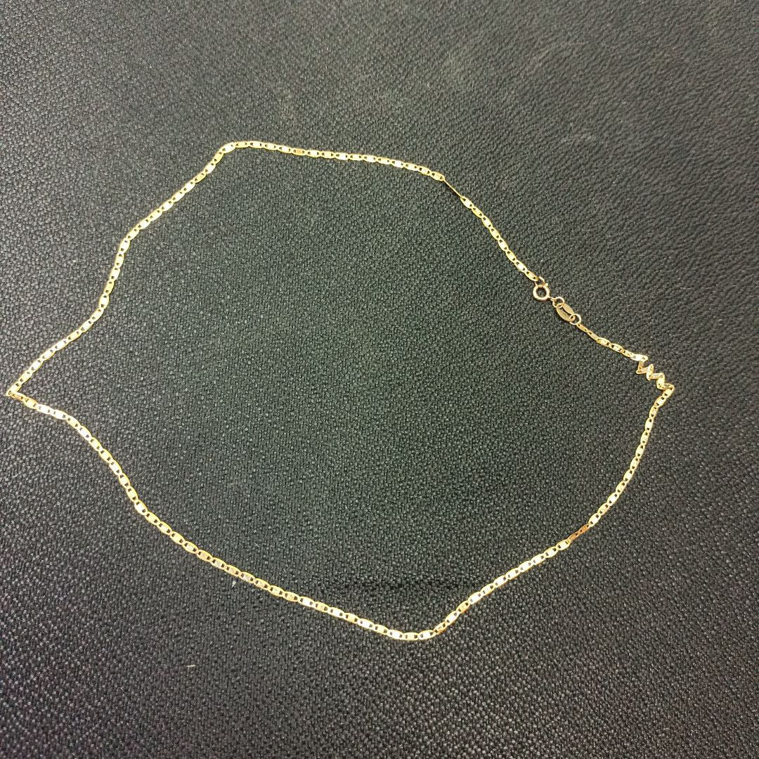CADENA ORO COMBINADO 10 K 1.3 GRMS (SEMINUEVO)
