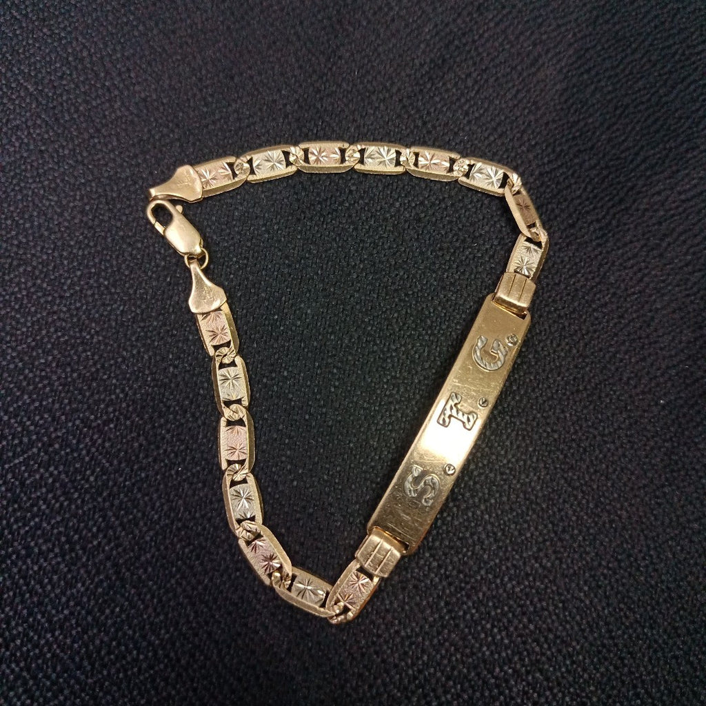 ESCLAVA ORO COMBINADO 14 K 10,20 GRMS (SEMINUEVO)