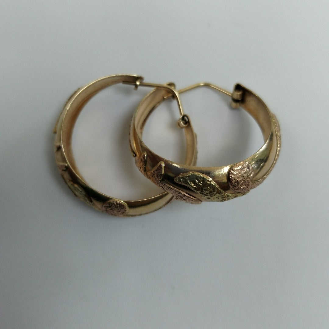 ARRACADAS PAR ORO 14 K 7 GRMS (SEMINUEVO)