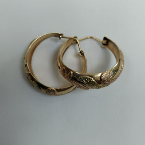 ARRACADAS PAR ORO 14 K 7 GRMS (SEMINUEVO)