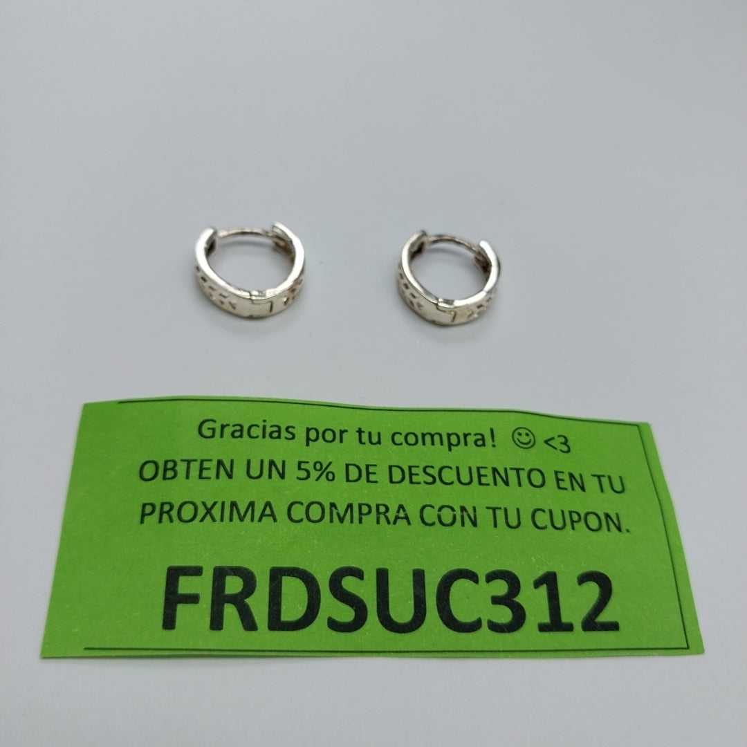 ARRACADAS PLATA .925 2.5 GR (NUEVO)