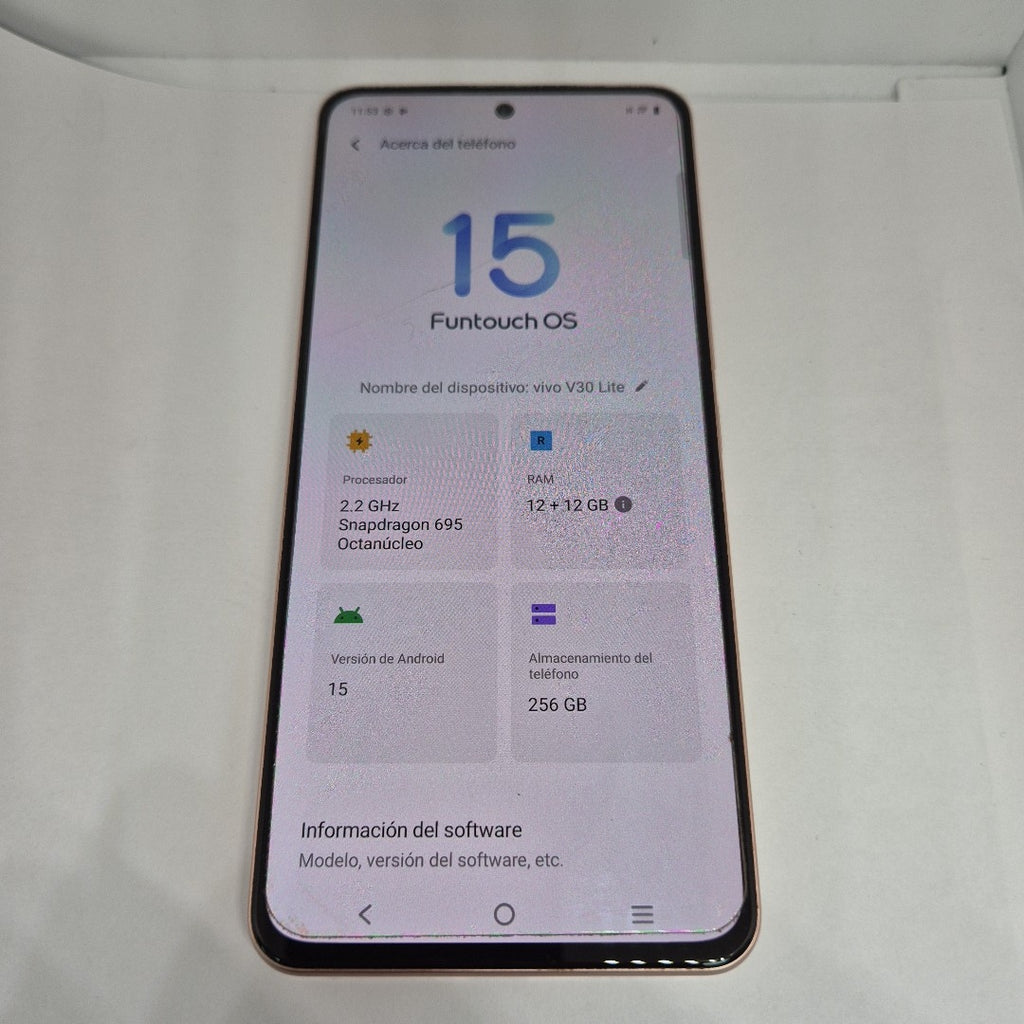 CELULAR VIVO V30 LITE V2314 (2023) 256 GB 12 GB RAM (SEMINUEVO)