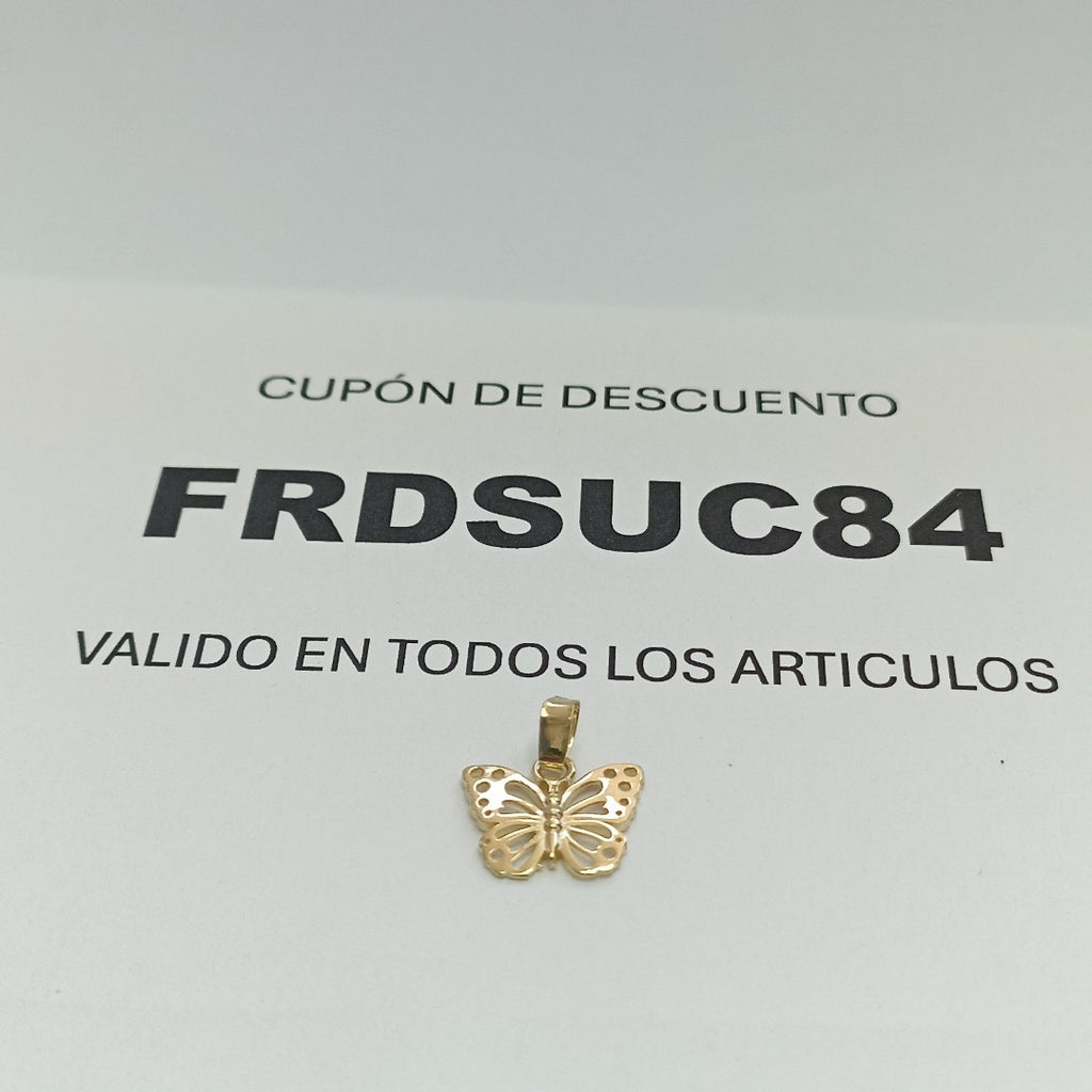 DIJE MARIPOSA 10K 0.8 GR (NUEVO)