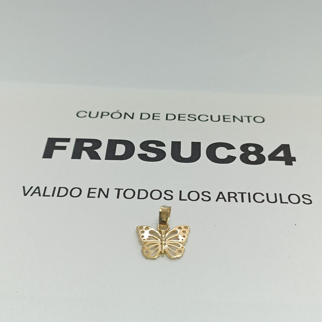 DIJE MARIPOSA 10K 0.8 GR (NUEVO)
