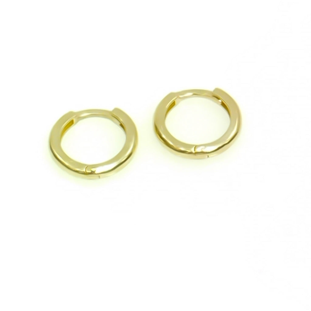 ARETES ARRACADAS LISAS 10K 1.2 GR (NUEVO)