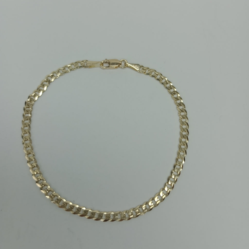 PULSERA BARBADA 14K 18 CM 3.2 GR (NUEVO)