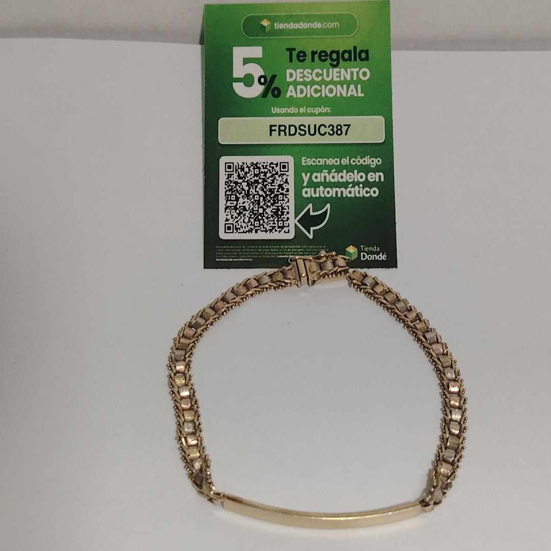 ESCLAVA ORO COMBINADO 14 K 5,20 GRMS (SEMINUEVO)