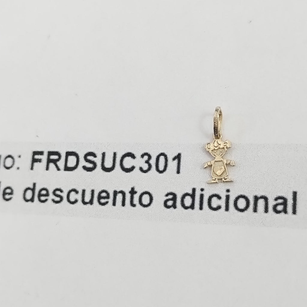 DIJE NIÑA 10K 0.3 GR (NUEVO)