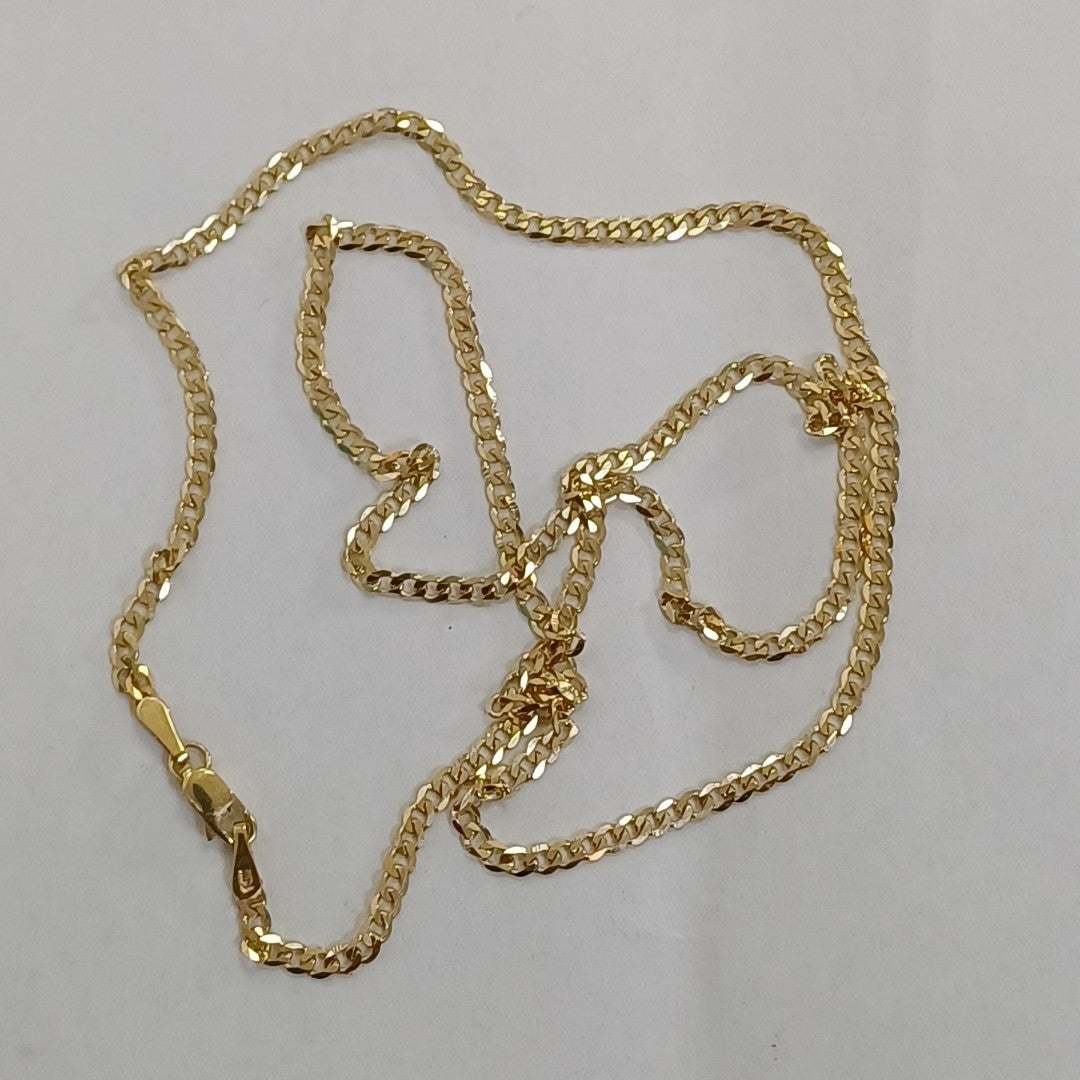 CADENA BARBADA 14K 55 CM 5.5 GR (NUEVO)