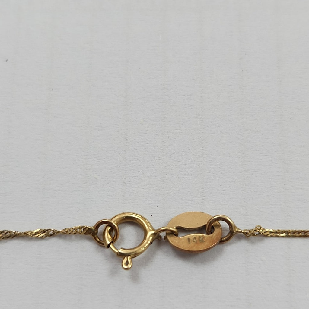 GARGANTILLA ORO 14 K 0,70 GRMS (SEMINUEVO)