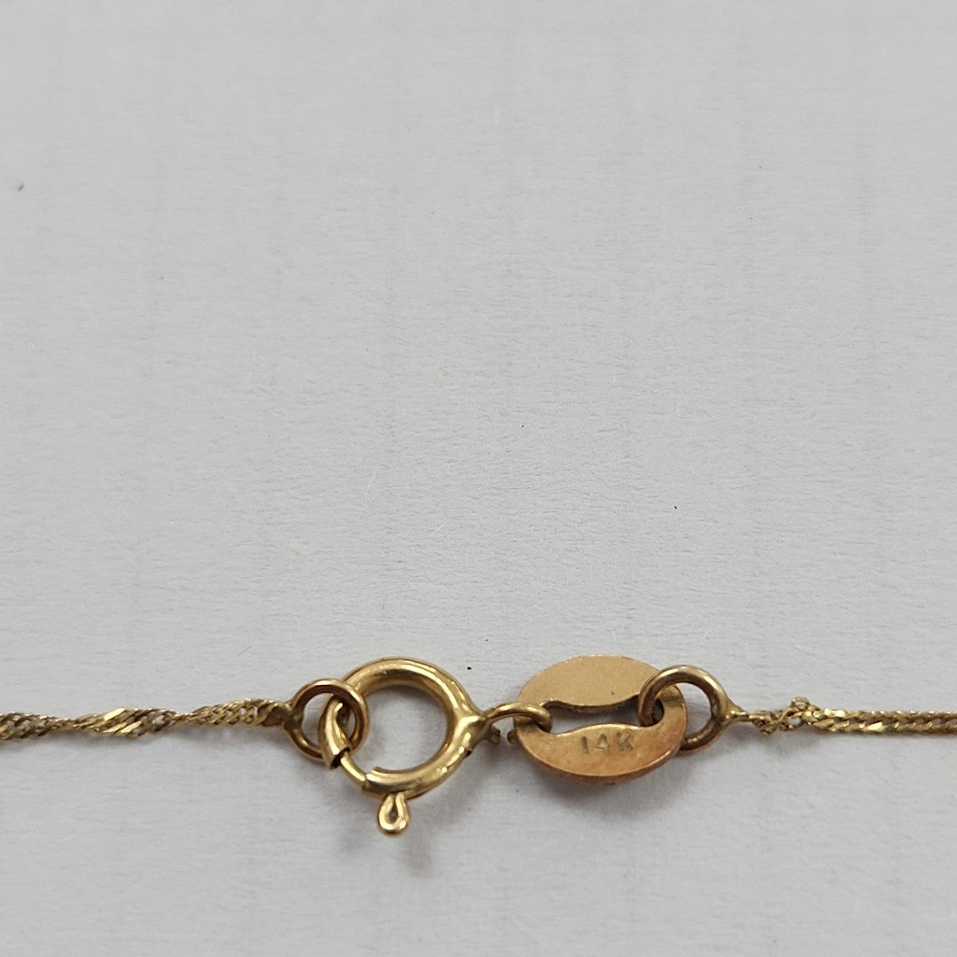 GARGANTILLA ORO 14 K 0,70 GRMS (SEMINUEVO)