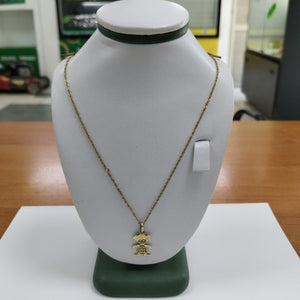 CADENA, DIJE ORO 10 K 1.7 GRMS (SEMINUEVO)