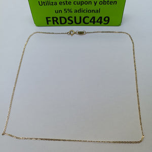 CADENA ORO 10 K 0.9 GRMS (SEMINUEVO)