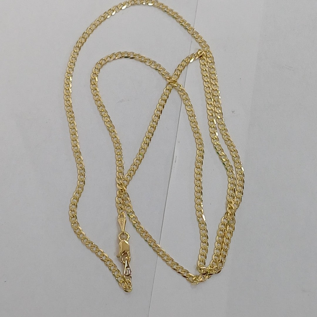 CADENA BARBADA 14K 60 CM 5.9 GR (NUEVO)