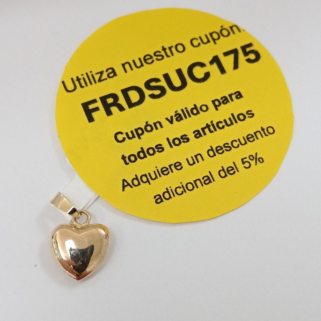 DIJE CORAZON 10K 0.7 GR (NUEVO)