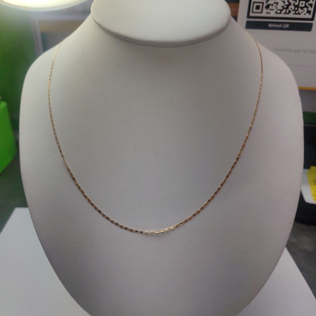 CADENA ORO 14 K 1.6 GRMS (SEMINUEVO)