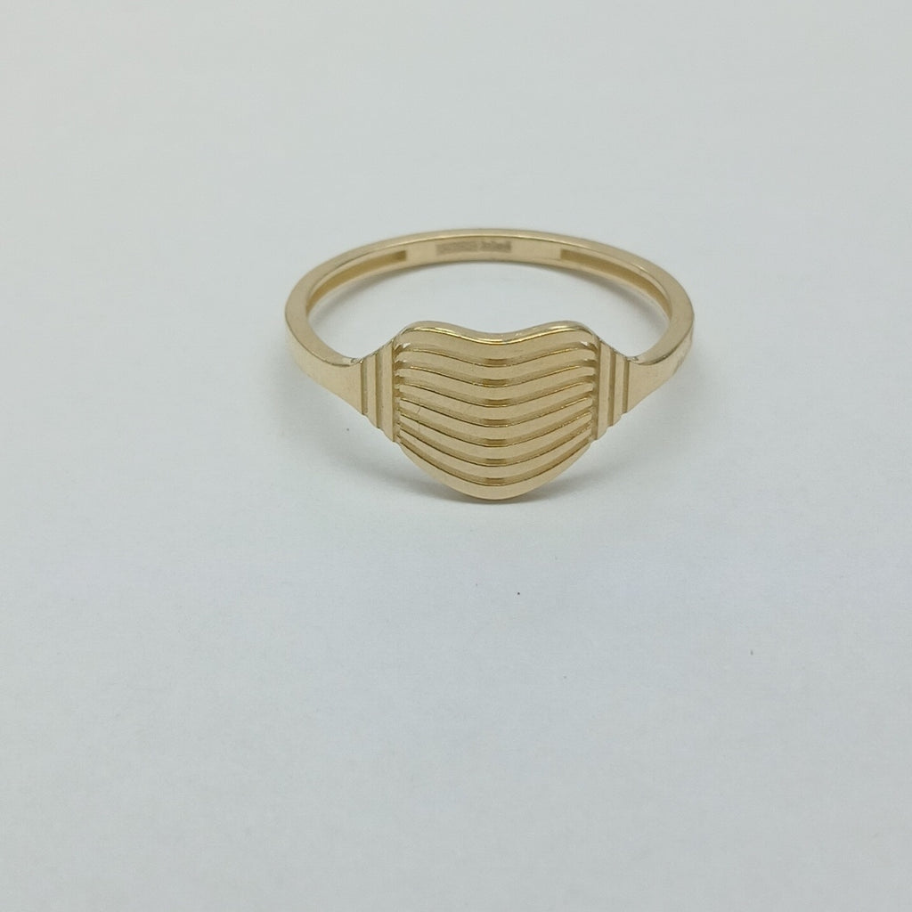 ANILLOS CORAZON 14K TALLA 8 1.8 GR (NUEVO)