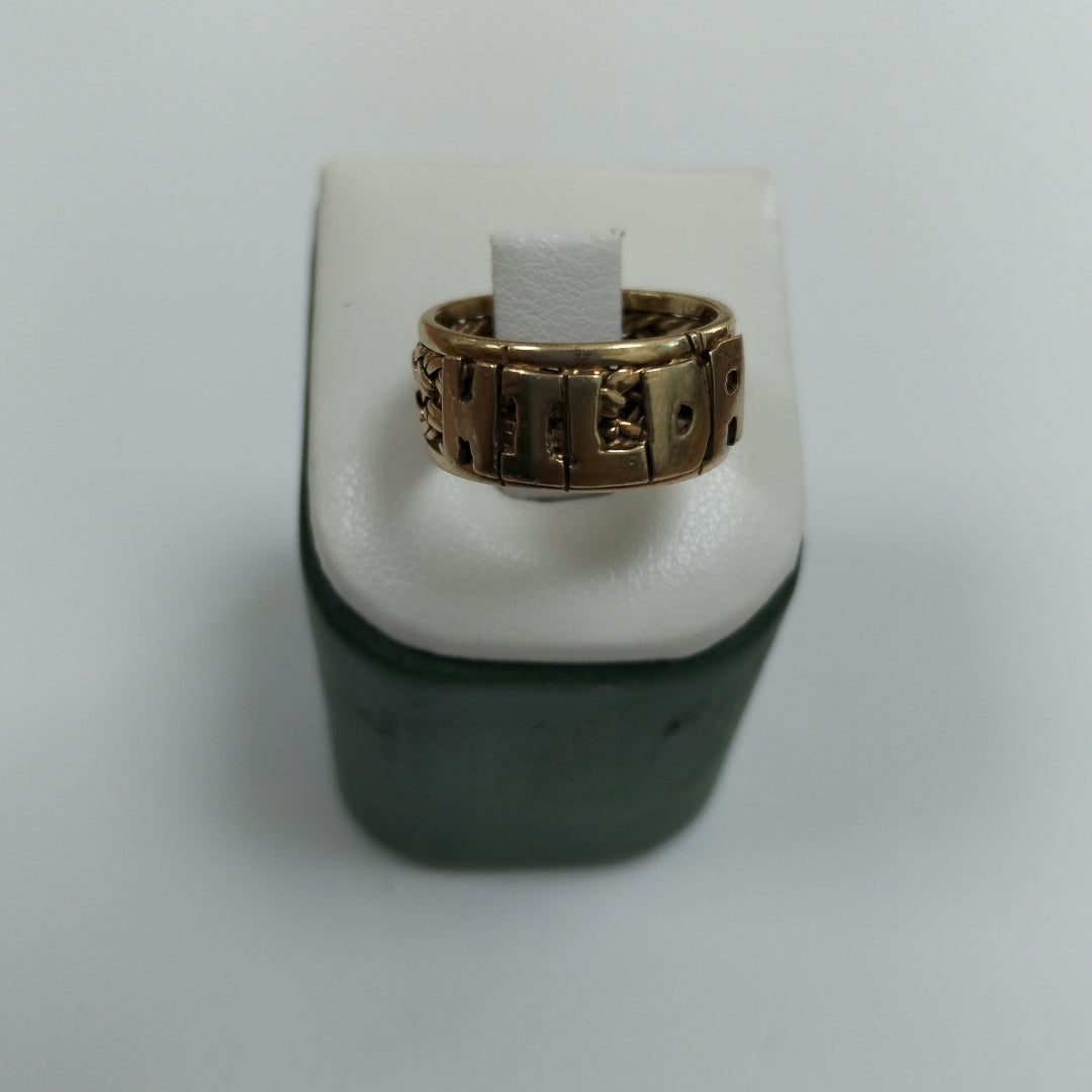 ANILLO ORO 10 K 5.5 GRMS (SEMINUEVO)