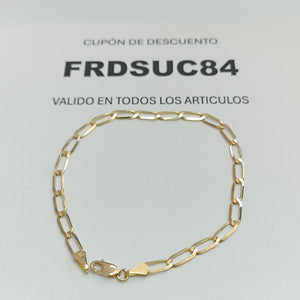 PULSERA ESLABON 14K 21 CM 4.2 GR (NUEVO)