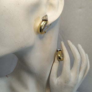 ARETES PAR ORO 14 K 10.2 GRMS (SEMINUEVO)