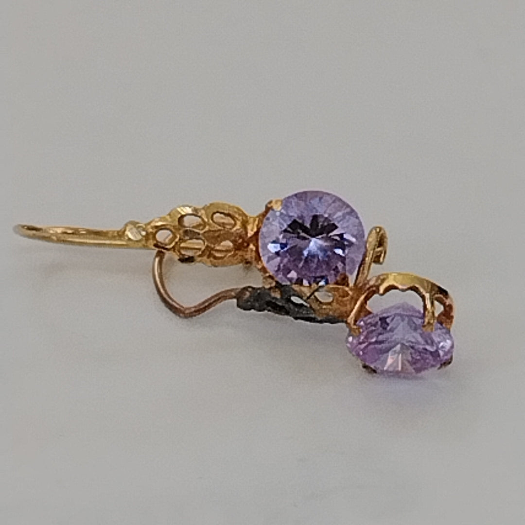 ARETES PAR ORO 8 K 1.9 GRMS (SEMINUEVO)
