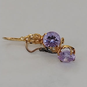 ARETES PAR ORO 8 K 1.9 GRMS (SEMINUEVO)