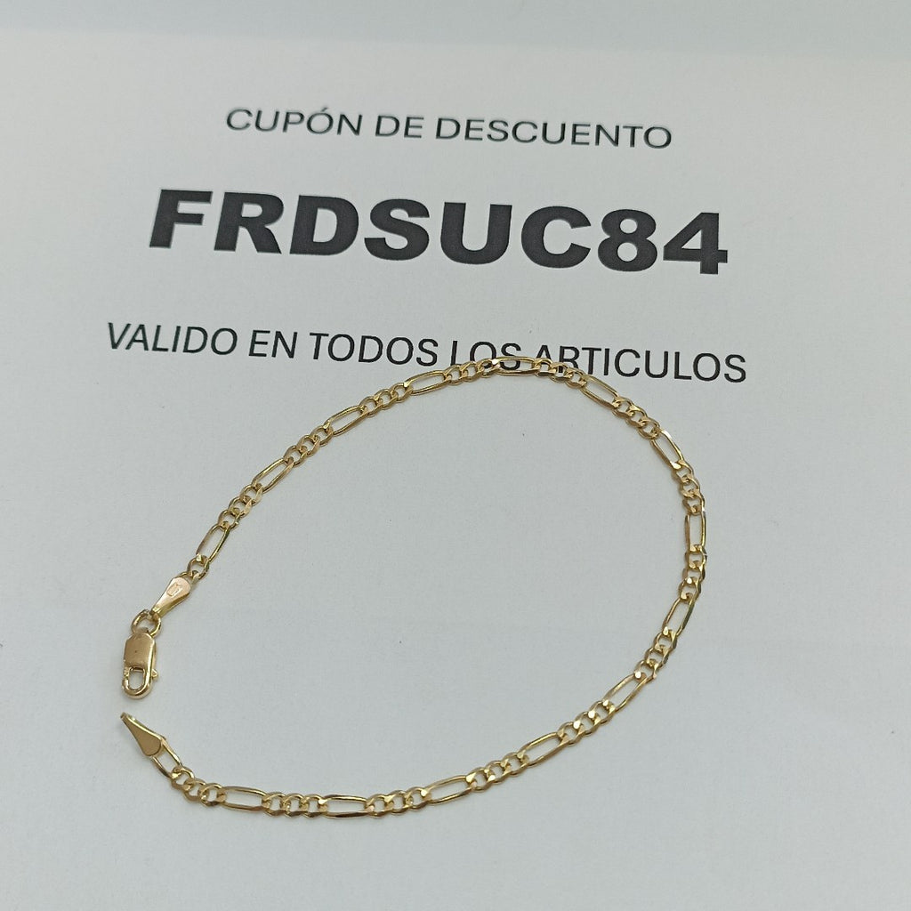 PULSERA 3X1 14K 18 CM 2 GR (NUEVO)