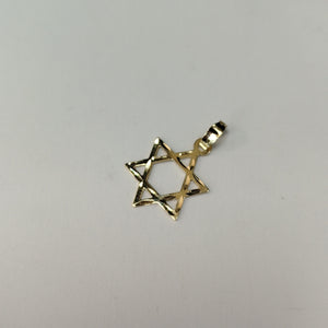 DIJE TEJIDO ESTRELLA DE DAVID 14K 0.6 GR (NUEVO)