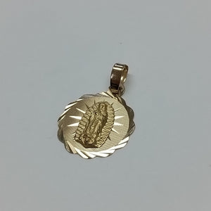DIJE MEDALLA RELIGIOSA 14K 0.8 GR (NUEVO)