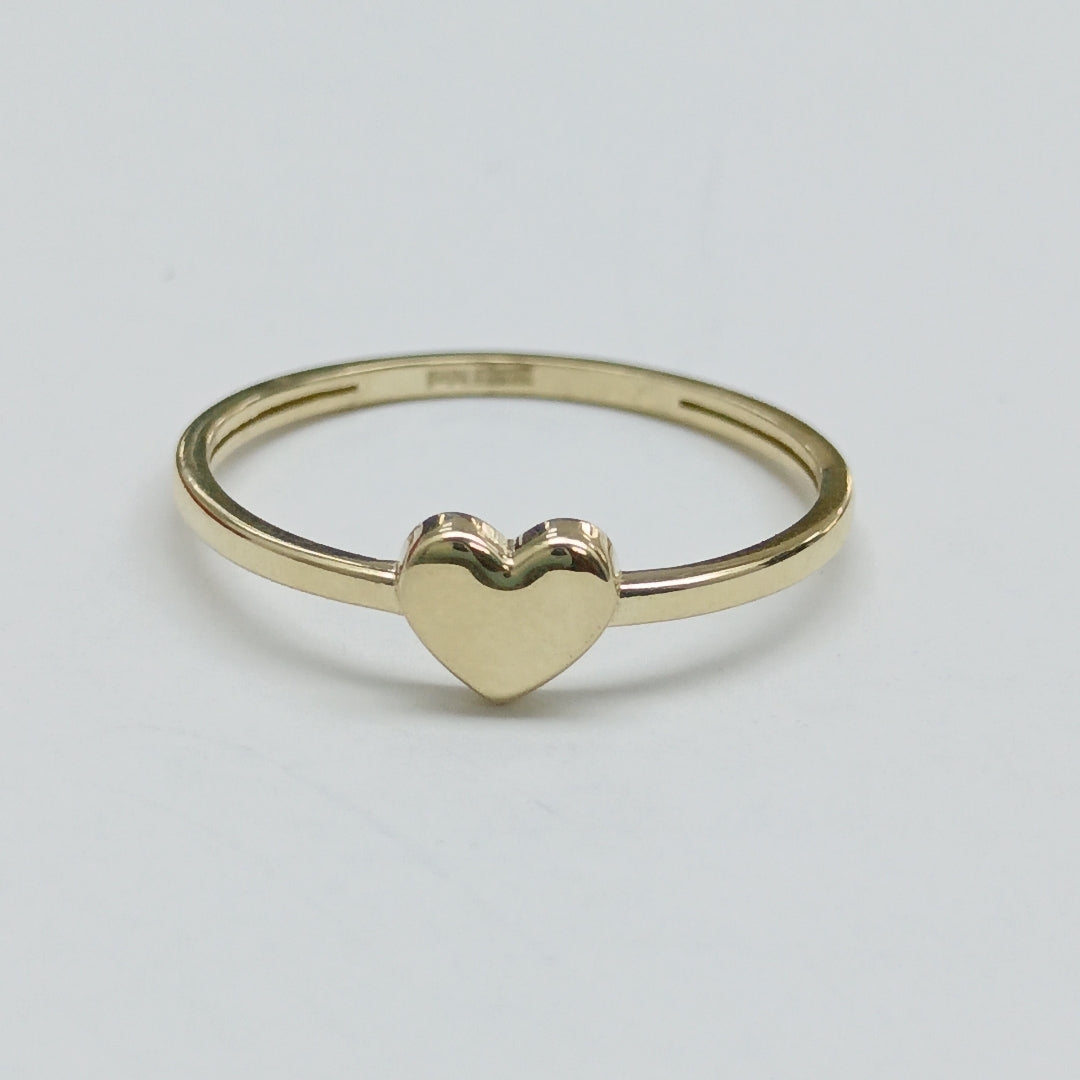 ANILLOS ANILLITO FIG CORAZON 10K TALLA 9 1.2 GR (NUEVO)