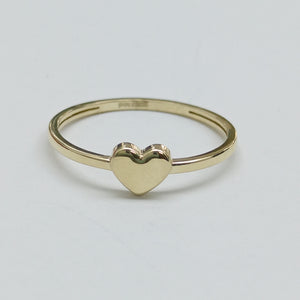 ANILLOS ANILLITO FIG CORAZON 10K TALLA 9 1.2 GR (NUEVO)