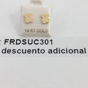 BROQUELES ORO 14K 1 (NUEVO)