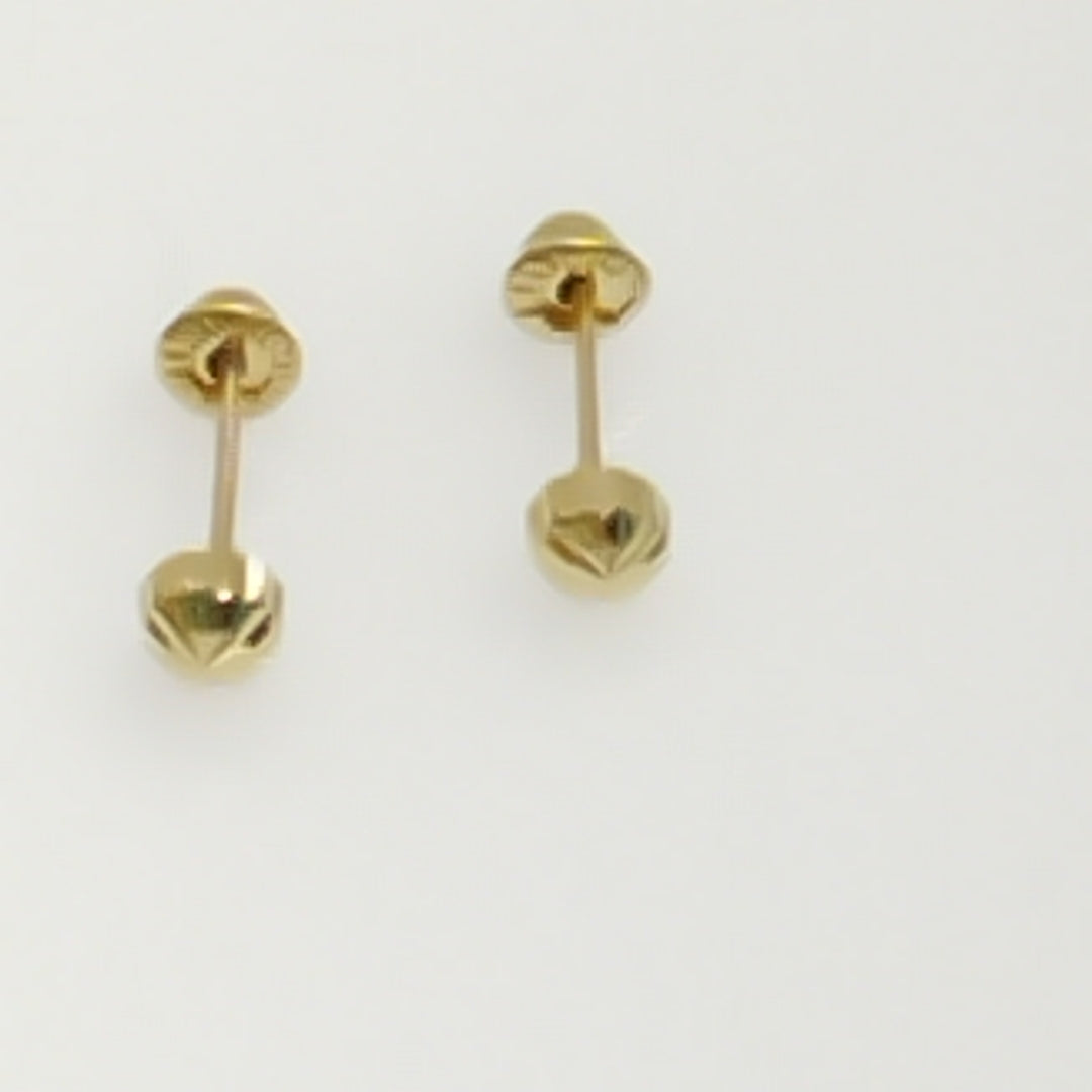 BROQUELES BROQUEL FIG HONGO 14K 0.17 GR (NUEVO)