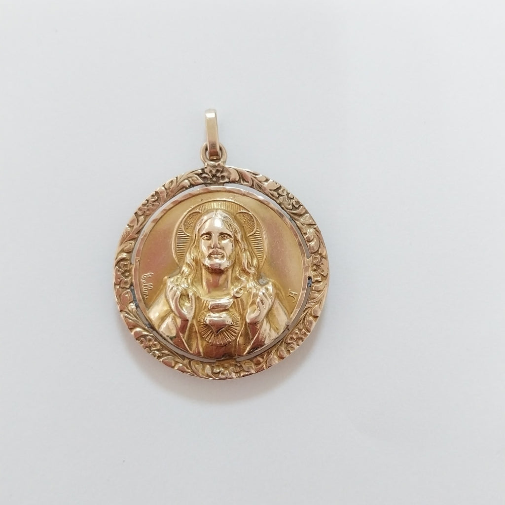 MEDALLA RELIGIOSA ORO 10 K 5,20 GRMS (SEMINUEVO)