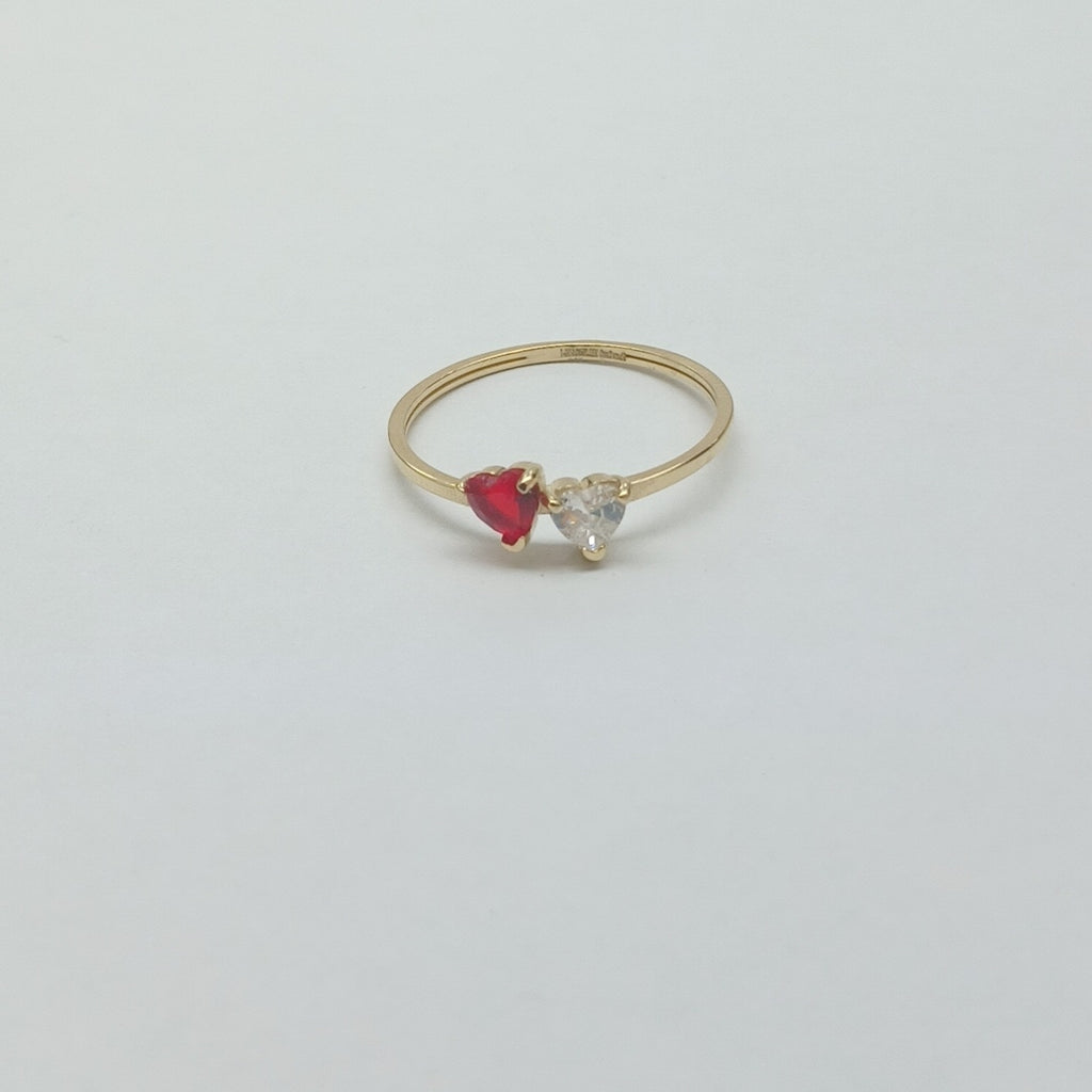ANILLOS C PIEDRAS COLOR 14K TALLA 8 1.12 GR (NUEVO)