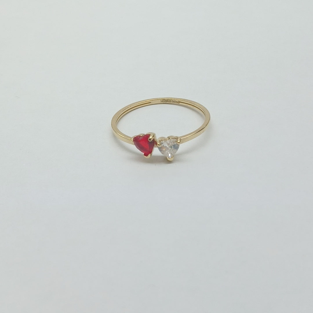ANILLOS C PIEDRAS COLOR 14K TALLA 8 1.12 GR (NUEVO)