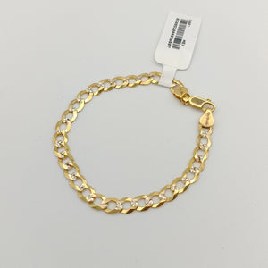 PULSERA BARBADA 14K 21 CM 5.7 GR (NUEVO)