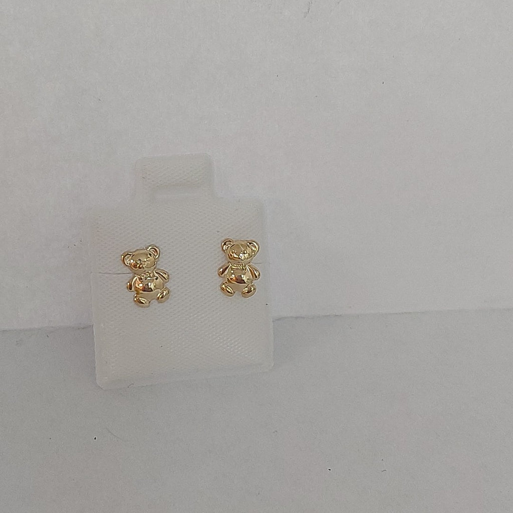 BROQUELES BROQUEL FIG OSO 14K 0.2592 GR (NUEVO)