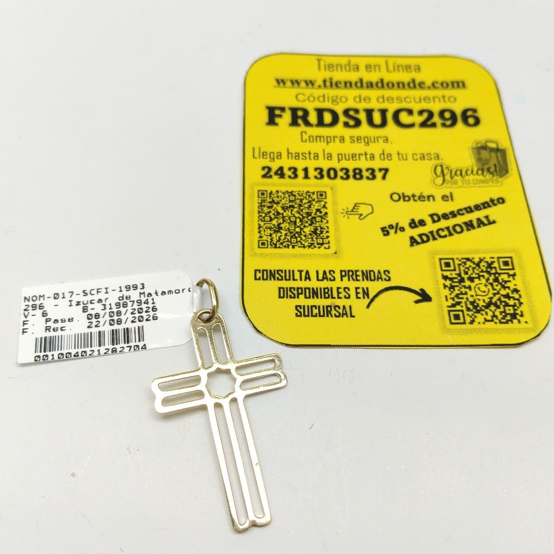 CRUZ ORO 14 K 2.1 GRMS (SEMINUEVO)