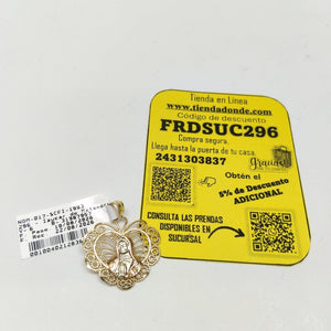 MEDALLA RELIGIOSA ORO 14 K 2.7 GRMS (SEMINUEVO)