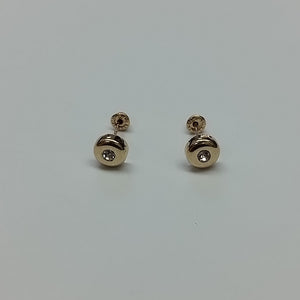 BROQUELES BROQUEL C CIRCONIA 14K 0.27 GR (NUEVO)