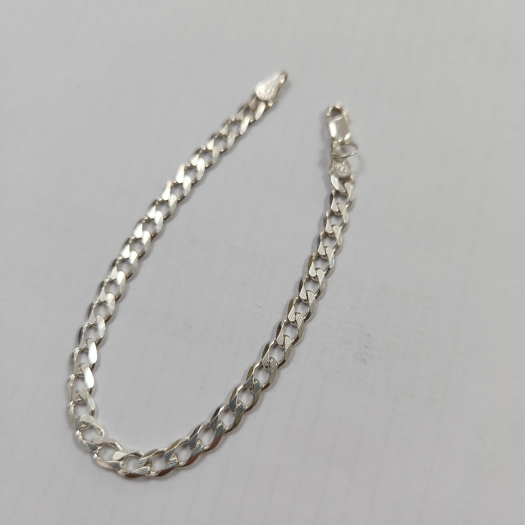 PULSERA BARBADA PLATA .925 18 CM 5.63 GR (NUEVO)