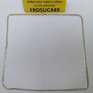 CADENAS TEJIDO GUCHI ORO 10K 55 CM 4.1 GR (NUEVO)